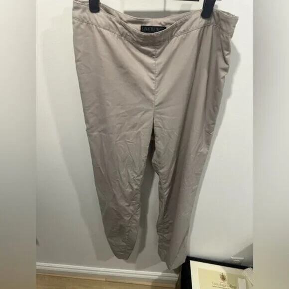 Lafayette 148 Bleecker Wool Blend Pants Cream Size 10 EUC - Picture 1 of 11